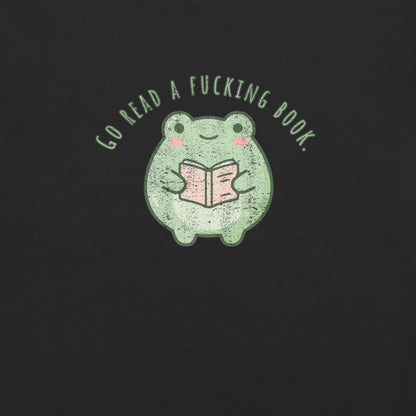 Go Read A Fucking Book. Frog
