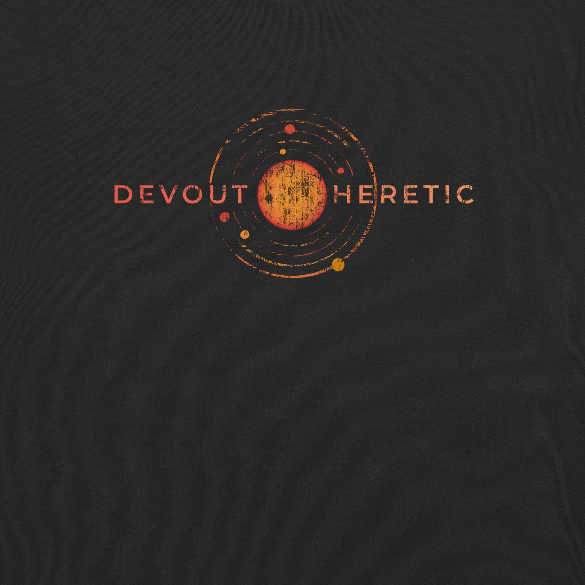 Devout Heretic t-shirt front view
