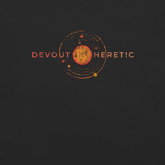 Devout Heretic t-shirt front view